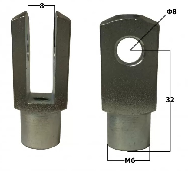 KONEC VIDLICE 8,1 MM PRO ZÁVIT M6,